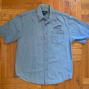 Vintage Victory Denim Short-sleeve button up sz M